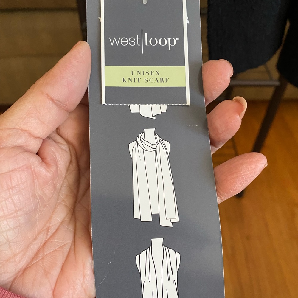 Westloop unisex scarf  black - Picture 3 of 10